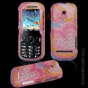   Cover Pink with Rainbow Love Hearts Design Cell Phones & Accessories
