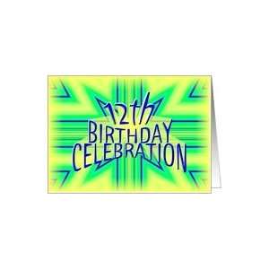    12th Birthday Party Invitation Bright Star Card Toys & Games