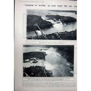  1923 AMERICA NIAGARA FALLS METAL BRIDGE GOAT HORSESHOE 