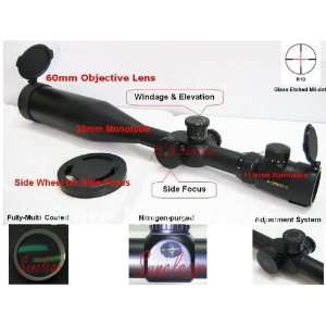   hunting riflescope heavy duty etched glass mildot
