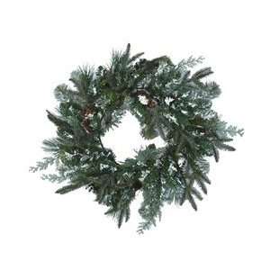  24 Winter Mix Pine Wreath 144T Arts, Crafts & Sewing