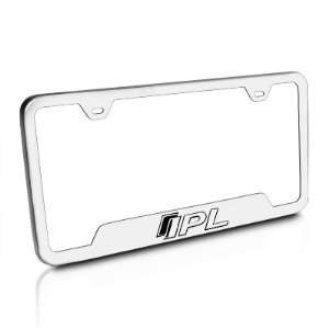 Infiniti G37 IPL Brushed Steel License Plate Frame, Official Licensed