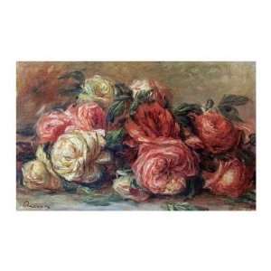    Pierre Auguste Renoir   Discarded Roses Giclee