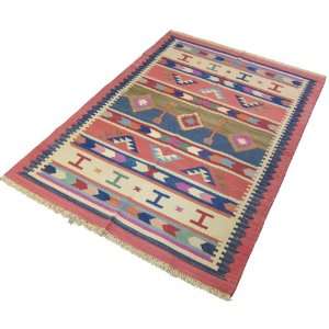  Indian Dhurrie Oriental Rug Cotton 6 x 4 Feet Furniture 