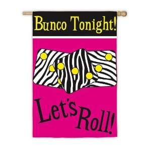  Bunco Tonight Flag   Bunco Table Cloth   SHIPS JUNE 17 