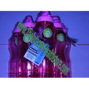  New Wave 1 Liter 6 Pink BPA Free Water Bottle Sports 