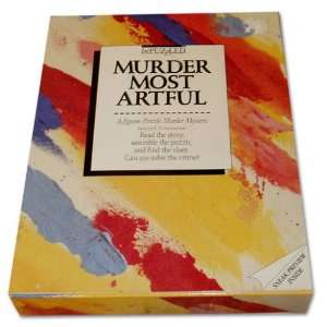  Murder Most Artful A Jigsaw Murder Mystery with Story by R 
