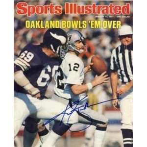 Ken Stabler Autographed/Hand Signed Oakland Raiders Sports Illustrated 