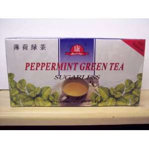  Beauty Leaf   Peppermint Green Tea Sugarless(30 Bags/2.14 
