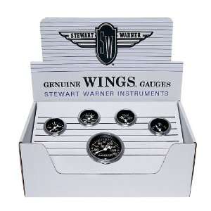  Stewart Warner 82229 Wings Black Face 5 Gauge Electric Kit Automotive