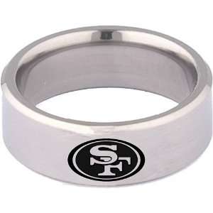  Team Titanium San Francisco 49ers 8mm Titanium Ring 