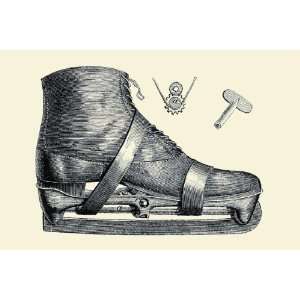 Exclusive By Buyenlarge Mechanics of the Ice Skate 28x42 Giclee on 