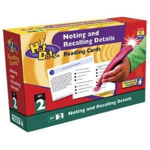  Hot Dots Reading Comprehension Kits