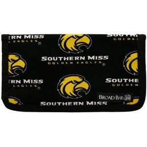  Southern Miss Golden Eagles Black Checkbook Cover Sports 