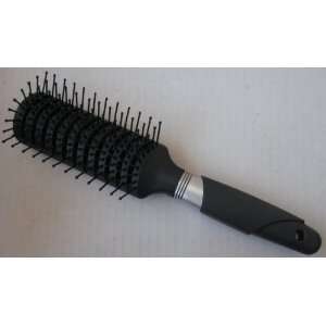  Dark Gray Crescent Shaped Vent Hair Brush with Ball tip 