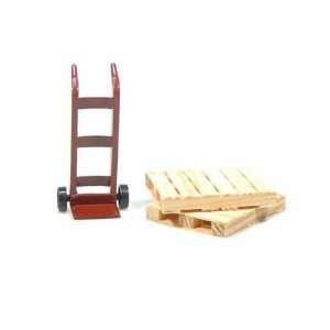   Hand Truck & Pallets Accessory Set for 1/24 Scale Cars Toys & Games