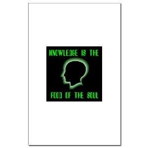  KNOWLEDGE Military Mini Poster Print by  Patio 