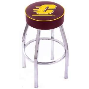  Central Michigan University Steel Stool with 4 Logo Seat 