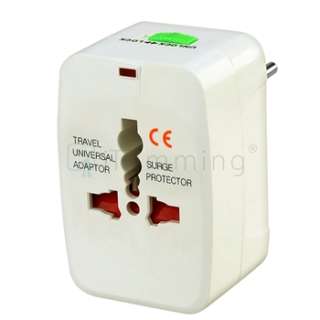 New generic Universal World Wide Travel Charger Adapter Plug, White 