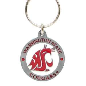   College Team Logo Key Ring   Washington State Cougars Sports