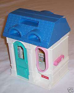 Blue Roof Fisher Price Toy Doll House  