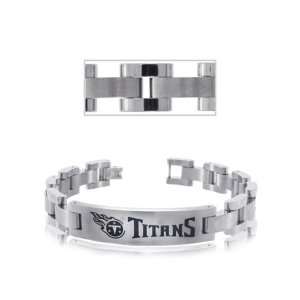 Tennessee Titans Bracelet Mens Titanium   NFL Official 