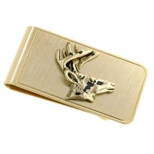   Stags head money clip with presentation box. Made in the USA Jewelry