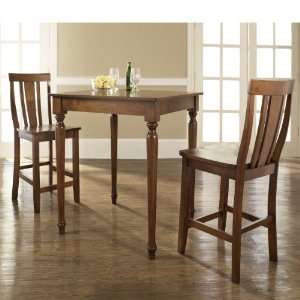  Crosley Furniture KD320010CH   3 Piece Pub Dining Set with 