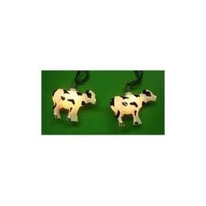   Country Cow Novelty Christmas Lights   Green Wi Patio, Lawn & Garden