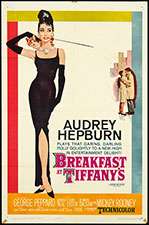 Breakfast at Tiffanys 1961 Original Movie Poster VF  