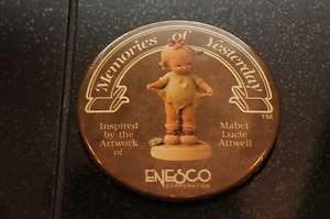Memories of Yesterday Enesco Button (Art by Mabel Lucie Attwell, 3 