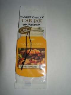 Yankee Candle Farmers Market Car Jar New In Original Package FREE 