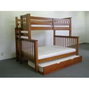  Bunk Bed Twin over Full Mission style   Side Ladder in 