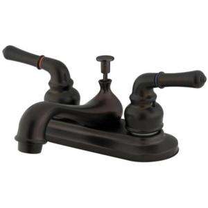Oil Rubbed Bronze 4 Centerset Bathroom Sink Faucet  