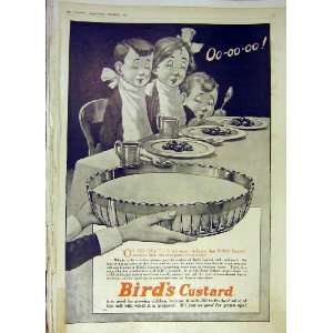  BirdS Custard Birds Children Sketch Advert 1918