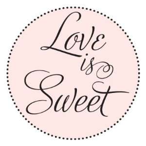  Wedding Favor Sticker Love is Sweet Arts, Crafts & Sewing