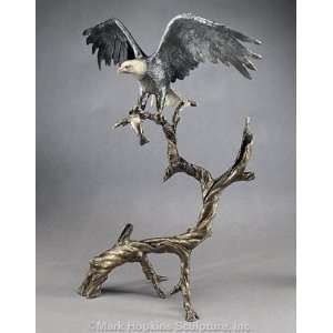  High Point Bronze Eagle Sculpture