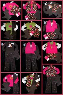 NWT Gymboree Fall for Autumn 9pc Boots 13 Cord Vest Tee Hair Outfits 