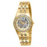 Invicta Womens 0128 Wildflower Collection Crystal Accented 18k Gold 