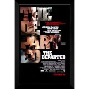  The Departed FRAMED 27x40 Movie Poster