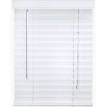 Canopy 2 White Faux Wood Blinds NEW  
