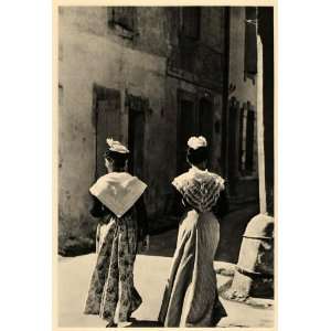   France Women Fashion Clothing   Original Photogravure