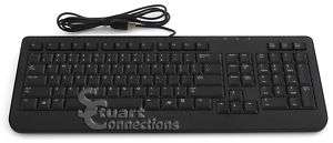 LOT 15 Dell USB Corded Slimline Black Keyboards Y526K  