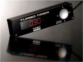 New JDM Black HKS TURBO TIMER TYPE 0 UNIVERSAL RED LED Race Car  