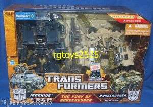 Transformers IRONHIDE The Fury of BONECRUSHER Set New  