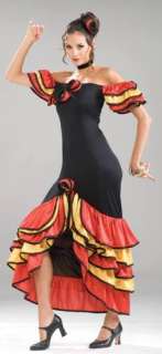 Senorita Costume Dress Spanish Flamenco Dancer Outfit 721773618239 