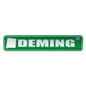   DEMING ST  STREET SIGN USA CITY NEW MEXICO