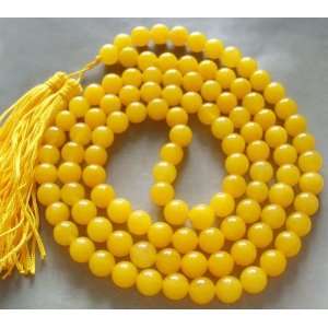 Tibetan Buddhist 108 Jade Beads Prayer Mala Necklace 