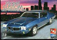 Pontiac 1972 GTO Model Kit Street Custom Car AMT Ertl Scale 125 Skill 