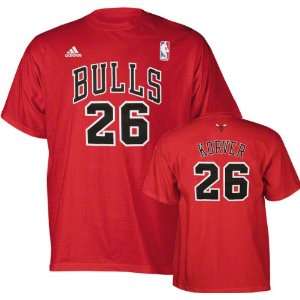  Kyle Korver adidas Name and Number Chicago Bulls Youth T 